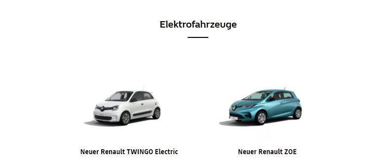 Elekrofahrzuege