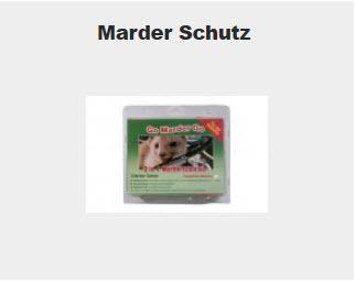 Marder Schutz