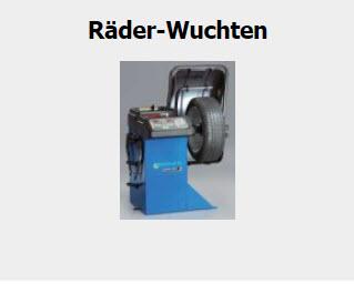 Räder Wuchten